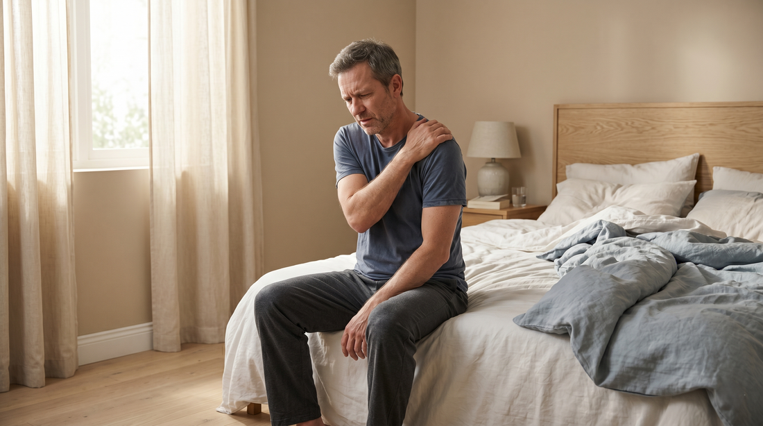 Douleur à l'épaule la nuit en dormant sur le côté : 7 causes et solutions
