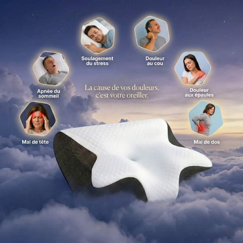Aligneur Cervical 3D ErgoNuit™ - Vue 1