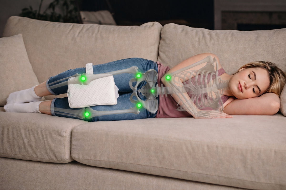 Mousse à mémoire de forme haute densité ErgoNuit - housse hypoallergénique lavable en machine