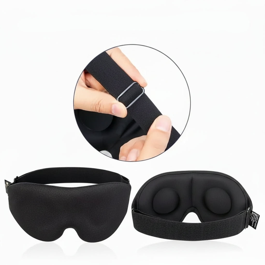 Masque de sommeil ErgoNuit à mémoire de forme, contour nasal moulé
