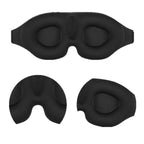 Masque de nuit 3D ErgoNuit — coques creusées qui laissent les paupières libres