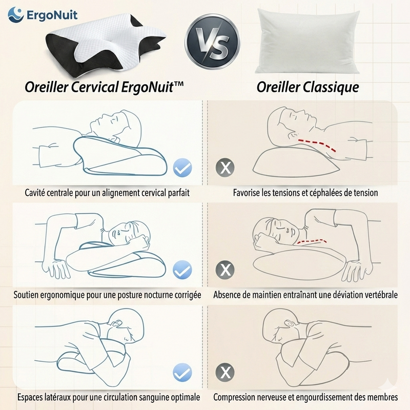 Aligneur Cervical 3D ErgoNuit™ - Vue 5